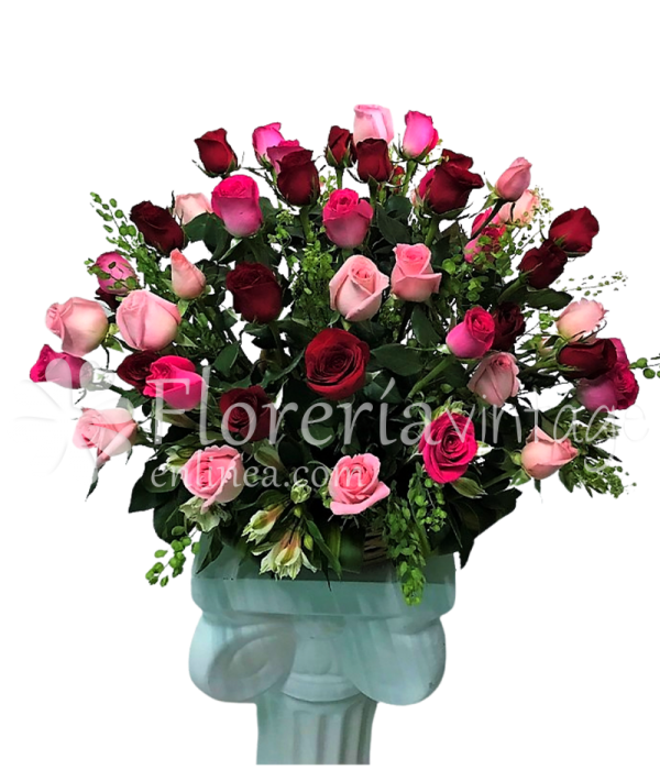 floreria-en-lerdo-50RCOL-BC-50-rosas-en-canasta